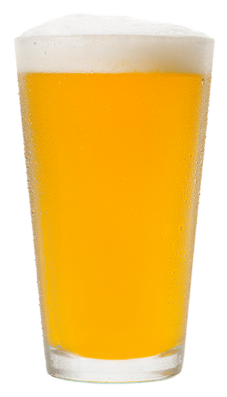 Brew Free! or Die Hazy IPA in a Pint Glass